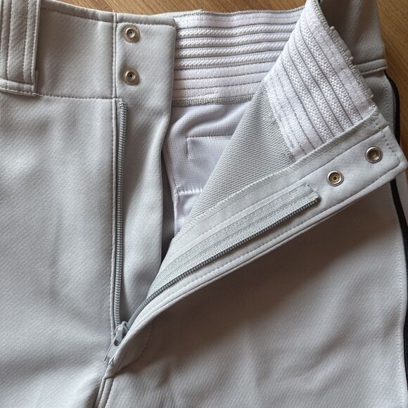 Mizuno Men's Premier Pro Piped Baseball/Softball Pants G2 Gray/Black  Sz Medium - Picture 6 of 9